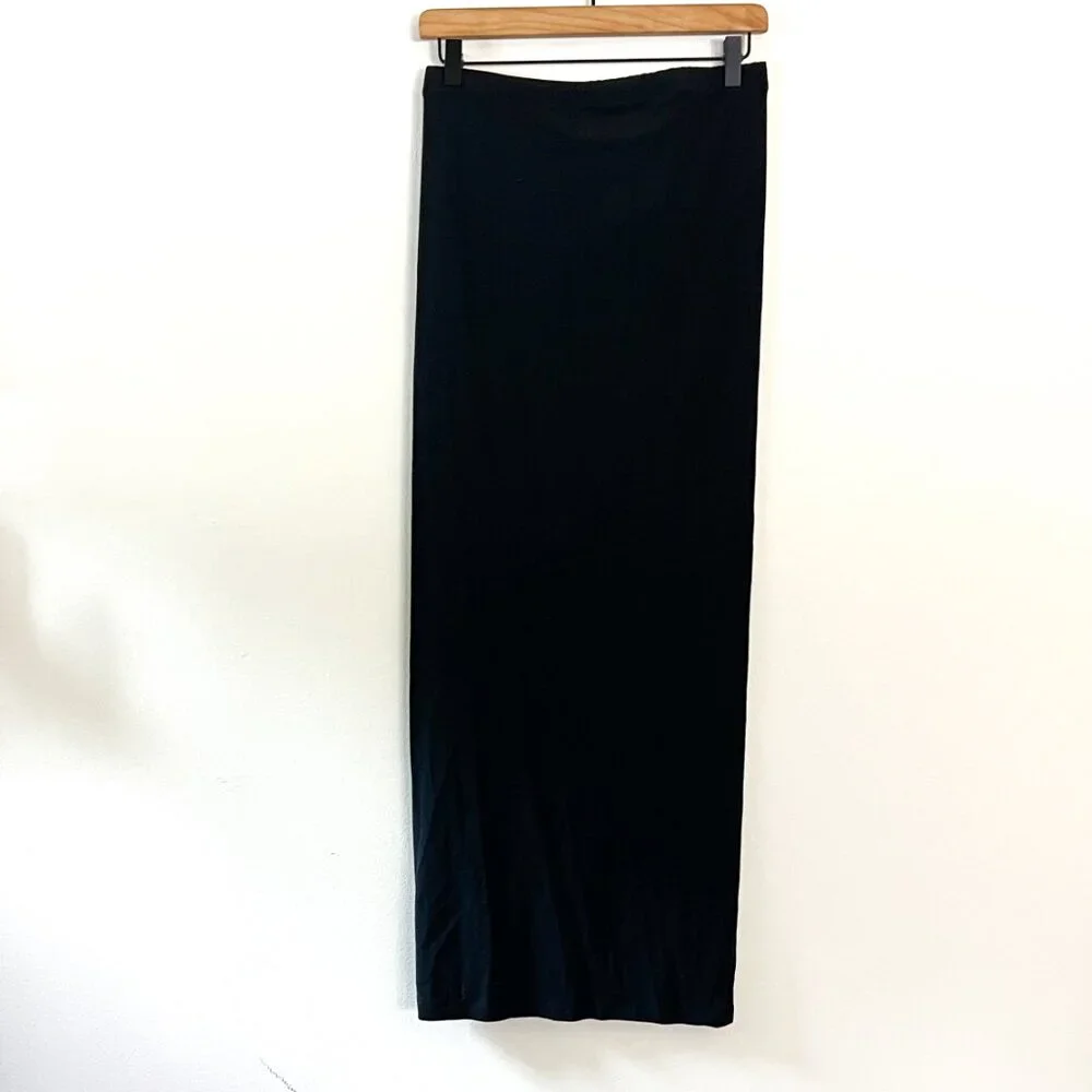 CARBON38 // Black Buttery Smooth Strapless Dress in Melt M - Picture 6 of 7